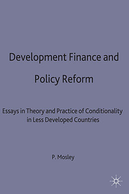 Fester Einband Development Finance and Policy Reform von Paul Mosley