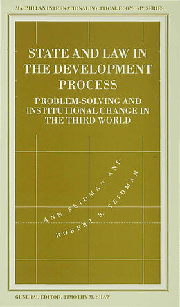 Kartonierter Einband State and Law in the Development Process von Ann Seidman