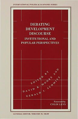 Fester Einband Debating Development Discourse von David B. Schmitz, Gerald J. Moore