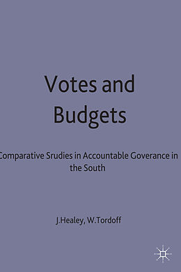 Fester Einband Votes and Budgets von John Tordoff, William Healey
