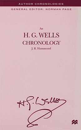 Fester Einband An H.G. Wells Chronology von J. Hammond