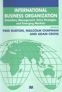 Livre Relié International Business Organization de Malcolm Chapman