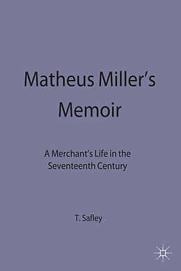 Livre Relié Matheus Miller's Memoir de T. Safley