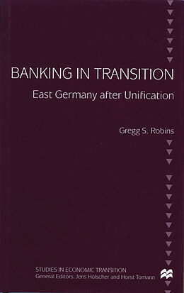 Livre Relié Banking in Transition de G. Robins