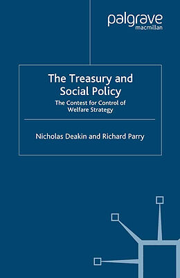 Livre Relié The Treasury and Social Policy de Nicholas Deakin, R. Parry