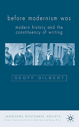 Livre Relié Before Modernism Was de G. Gilbert