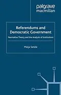 E-Book (pdf) Referendums and Democratic Government von Maija Setälä