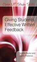 eBook (pdf) Giving Students Effective Written Feedback de Deirdre Burke