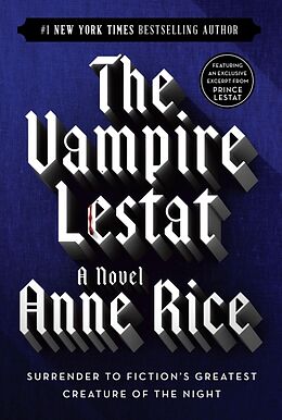 Couverture cartonnée The Vampire Lestat de Anne Rice