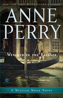 Couverture cartonnée Weighed in the Balance de Anne Perry