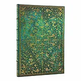 Fester Einband Emerald Flower (Nature's Grace) Grande Unlined Hardcover Journal (Elastic Band Closure) von Paperblanks