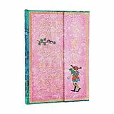 Fester Einband Astrid Lindgren, Pippi Longstocking (Embellished Manuscripts Collection) Midi Unlined Hardcover Journal (Wrap Closure) von Paperblanks