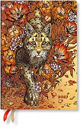Agenden Jahr PAPERBLANKS Agenda Luchs 2027 FD1858-3 1W/2S HOR Midi SC DE 13x18cm von