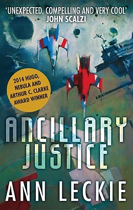 Couverture cartonnée Ancillary Justice de Ann Leckie