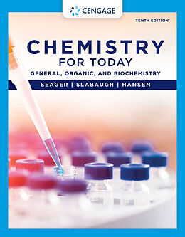 Livre Relié Chemistry for Today de Spencer Seager, Spencer Seager, Michael Slabaugh