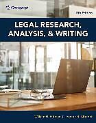 Couverture cartonnée Legal Research, Analysis, and Writing de William Putman, Jennifer Albright