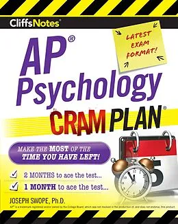 E-Book (epub) CliffsNotes AP Psychology Cram Plan von Joseph M. Swope