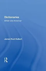 Fester Einband Dictionaries British von James Root Hulbert
