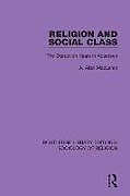Kartonierter Einband Religion and Social Class von A. Allan MacLaren
