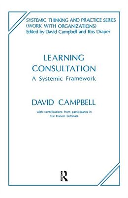 Fester Einband Learning Consultation von David Campbell