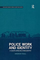 Kartonierter Einband Police Work and Identity von Andrew Faull