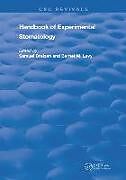 Couverture cartonnée Handbook of Experimental Stomatology de Samuel Levy, Barnet Dreizen
