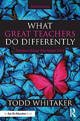 Couverture cartonnée What Great Teachers Do Differently de Todd Whitaker