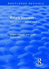 Livre Relié Natural Disasters de Anders Wijkman, Lloyd Timberlake