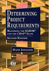 Couverture cartonnée Determining Project Requirements de Hans Jonasson
