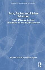 Couverture cartonnée Race, Racism and Higher Education de Bhopal Kalwant, Myers Martin