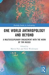 Couverture cartonnée One World Anthropology and Beyond de Martin (University of Western Australia, Aus Porr