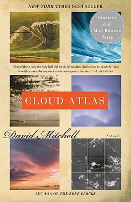 Couverture cartonnée Cloud Atlas de David Mitchell