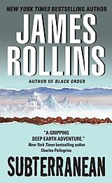 Couverture cartonnée Subterranean de James Rollins