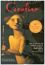 Couverture cartonnée Coraline de Neil Gaiman