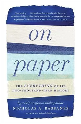 E-Book (epub) On Paper von Nicholas A. Basbanes