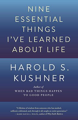 eBook (epub) Nine Essential Things I've Learned About Life de Harold S. Kushner