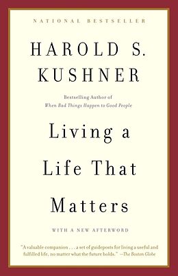 Livre de poche Living a Life That Matters de Harold S Kushner