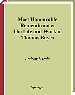 Fester Einband Most Honourable Remembrance von Andrew I. Dale