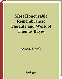 Livre Relié Most Honourable Remembrance de Andrew I. Dale