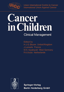 Kartonierter Einband Cancer in Children von International Union against Cancer