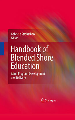 eBook (pdf) Handbook of Blended Shore Education de Gabriele I.E. Strohschen