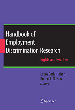 Couverture cartonnée Handbook of Employment Discrimination Research de 