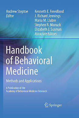 Livre Relié Handbook of Behavioral Medicine de 