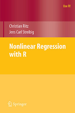 Couverture cartonnée Nonlinear Regression with R de Christian Ritz, Jens Carl Streibig