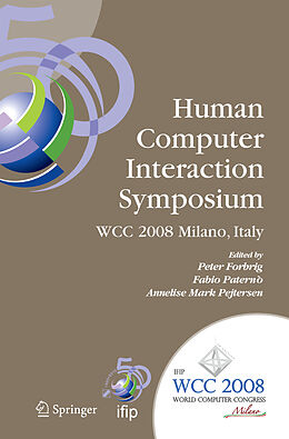 Livre Relié Human-Computer Interaction Symposium de Peter Forbrig