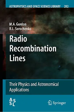 E-Book (pdf) Radio Recombination Lines von M. A. Gordon, R. L. Sorochenko