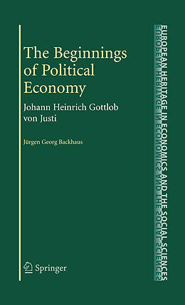 Livre Relié The Beginnings of Political Economy de 