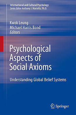 Livre Relié Psychological Aspects of Social Axioms de 