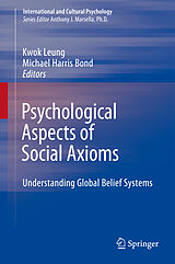 eBook (pdf) Psychological Aspects of Social Axioms de Anthony Marsella, Kwok Leung, Michael Harris Bond