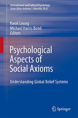 E-Book (pdf) Psychological Aspects of Social Axioms von Anthony Marsella, Kwok Leung, Michael Harris Bond